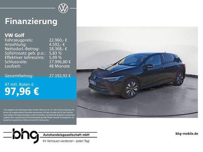 Gebraucht VW Golf VIII Life 116 PS (85 kW) 2025 Schwarz Limousine