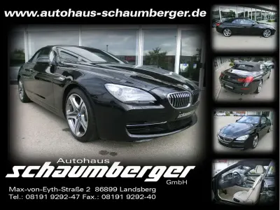 Gebraucht BMW 640 Cabriolet 320 PS (235 kW) 2013 Schwarz Cabrio