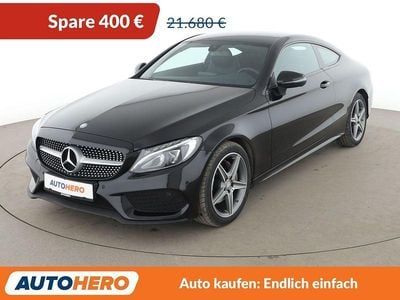 Gebraucht Mercedes C180 AMG line 156 PS (114 kW) 2016 Schwarz Coupé