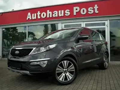 Gebraucht Kia Sportage Attract 184 PS (135 kW) 2014 (e5b) dark gun metal m SUV