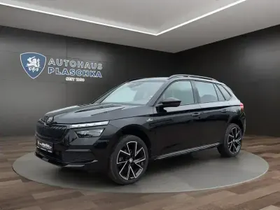 Gebraucht Skoda Kamiq Monte Carlo 95 PS (69 kW) 2023 Schwarzmagic perleffekt SUV