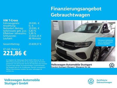 Weiß Gebraucht 2025 VW T-Cross Goal SUV | 19.930 € (Guter Preis)