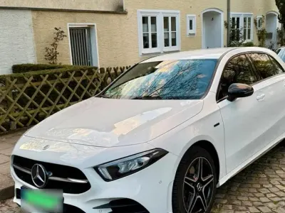 Gebraucht Mercedes A250 AMG line 218 PS (160 kW) 2021 Weiß Kleinwagen