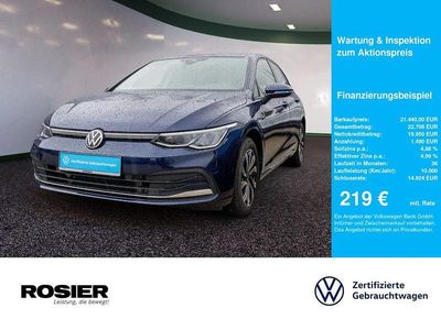 Usata VW Golf VIII Active 150 CV (110 kW) 2022 Blu Berlina