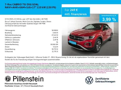 Gebraucht VW T-Roc Cabriolet Goal 150 PS (110 kW) 2025 Cabrio