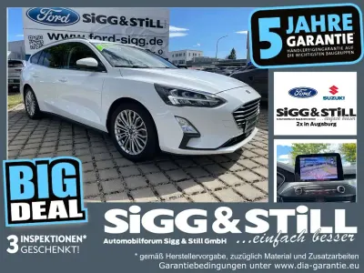 Gebraucht Ford Focus Titanium 150 PS (110 kW) 2020 Frostweiß Kombi