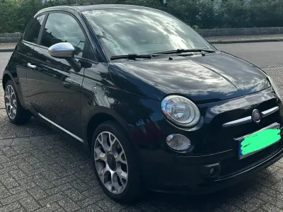 Używany Fiat 500 Rockstar 69 KM (50 kW) 2012 Czarny Hatchback