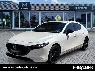 Snowflake white pearl Gebraucht 2024 Mazda 3 Homura-Line Limousine | 26.490 € (Fairer Preis)