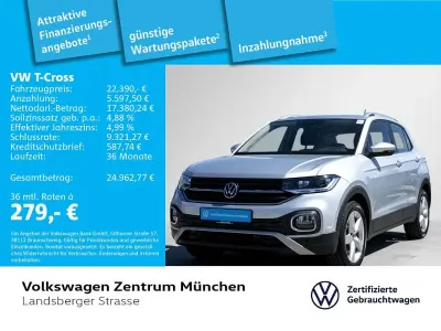 Używany VW T-Cross Style 110 KM (80 kW) 2022 Srebrny SUV
