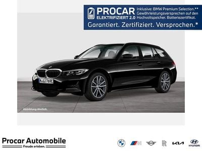 Schwarz Gebraucht 2020 BMW 330e Advantage Kombi | 25.750 € (Fairer Preis)