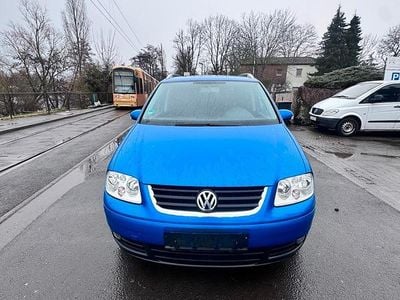 Gebraucht VW Touran 105 PS (77 kW) 2005 Blau Van / Kleinbus