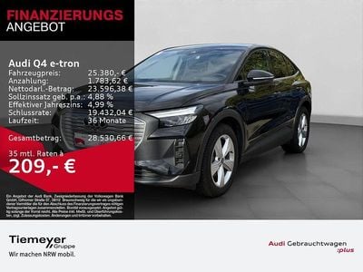 Schwarz Gebraucht 2022 Audi Q4 Sportback e-tron Advanced Plus SUV | 25.380 € (Guter Preis)