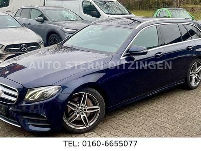 Gebraucht Mercedes E220 AMG line 163 PS (119 kW) 2018 Blau Kombi