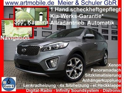 gebraucht Kia Sorento Platinum Edition 2,2 CRDi 4WD AHK Panorama Leder Sitzbelüftung