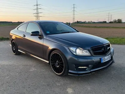 Brugt Mercedes C350 AMG line 306 HK (225 kW) 2012 Grå Coupe