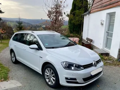 Gebraucht VW Golf VII LOUNGE 110 PS (80 kW) 2015 Weiß Kombi