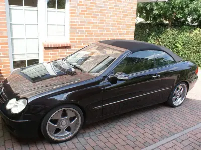Gebraucht Mercedes CLK200 Avantgarde 184 PS (135 kW) 2006 Schwarz Cabrio