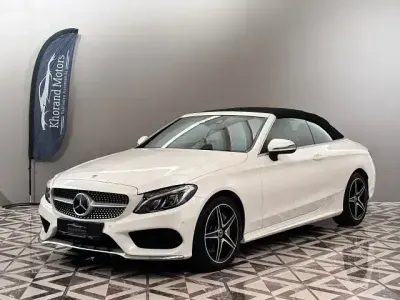 Brugt Mercedes C250 AMG 211 HK (155 kW) 2018 Hvid Cabriolet