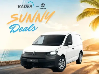 Neu VW Caddy 116 PS (85 kW) 2025 Weiß Van / Kleinbus