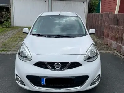Gebraucht Nissan Micra Acenta 80 PS (58 kW) 2014 Weiß Kleinwagen
