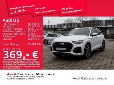 Gebraucht Audi Q5 S-Line 299 PS (219 kW) 2022 Gletscherweiß metallic SUV