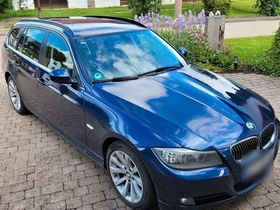 gebraucht BMW 325 d Touring blau gepflegt