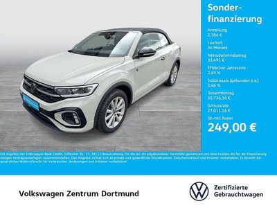 Usata VW T-Roc Cabriolet Karmann 150 CV (110 kW) 2025 Grigio Cabrio