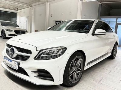 Gebraucht Mercedes C300 AMG line 258 PS (189 kW) 2019 Weiß Limousine