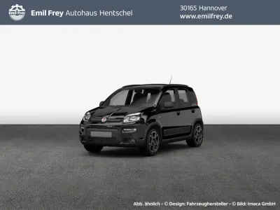 Neu Fiat Panda Pop 65 PS (47 kW) 2026 Italia blau / schwarzes dach Kleinwagen