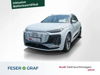 Gebraucht Audi Q6 e-tron S-Line 284 kW (387 PS) 2024 Gletscherweiß metallic SUV