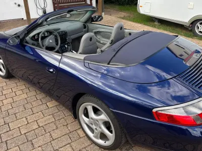 Usata Porsche 911 Carrera Cabriolet 380 CV (279 kW) 2001 Blu Cabrio