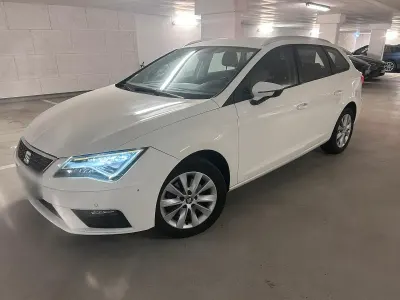 Używany Seat Leon 116 KM (85 kW) 2017 Biały Kombi
