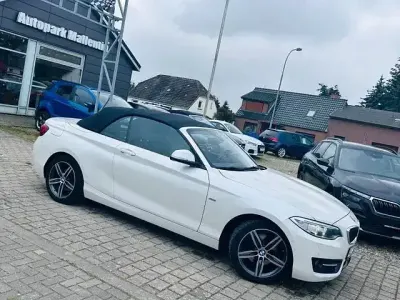 Brugt BMW 220 Sport Line 190 HK (139 kW) 2016 Hvid Cabriolet