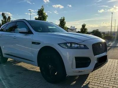 Gebraucht Jaguar F-Pace R-Sport 179 PS (131 kW) 2017 Weiß SUV