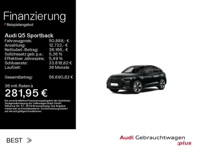 Gebraucht Audi Q5 S-Line 265 PS (194 kW) 2024 Mythosschwarz metallic SUV