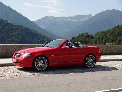 Gebraucht Mercedes SLK230 AMG 193 PS (141 kW) 1998 Rot Cabrio