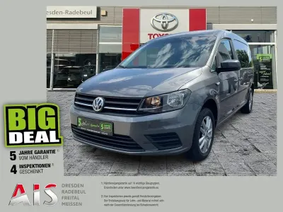 Gebraucht VW Caddy Maxi Trendline 102 PS (75 kW) 2018 Indiumgrau metallic Van / Kleinbus