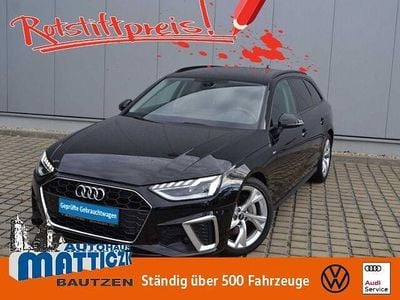 Schwarz (mythosschwarz metallic) Gebraucht 2021 Audi A4 S-Line Kombi | 35.788 €