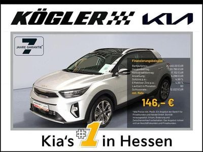 Gebraucht Kia Stonic Platinum 120 PS (88 kW) 2023 Seidengrau / schwarz SUV