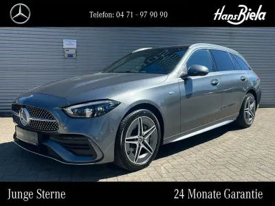 Gebraucht Mercedes C300e AMG 313 PS (230 kW) 2025 Lack selenitgrau Kombi