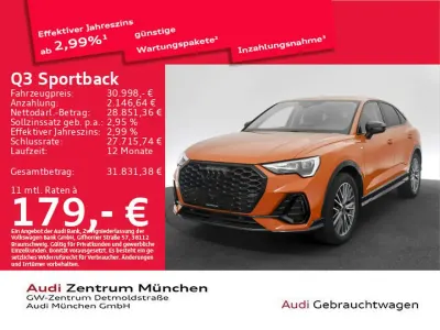 Gebraucht Audi Q3 S-Line 150 PS (110 kW) 2023 Pulsorange SUV