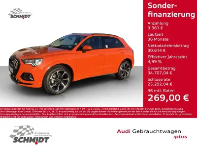 Gebraucht Audi Q3 Advanced 150 PS (110 kW) 2024 Orange SUV