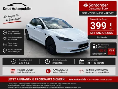 Gebraucht Tesla Model 3 366 kW (498 PS) 2024 Weiß Limousine