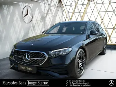 Gebraucht Mercedes E220 AMG 197 PS (144 kW) 2024 Metalliclack obsidianschwarz Kombi