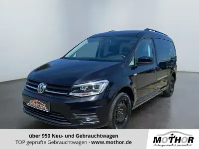 Gebraucht VW Caddy Maxi Trendline 150 PS (110 kW) 2018 Deep black perleffekt Van / Kleinbus