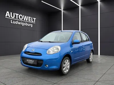 Occasion Nissan Micra Acenta 80 PK (58 kW) 2011 Blauw Hatchback
