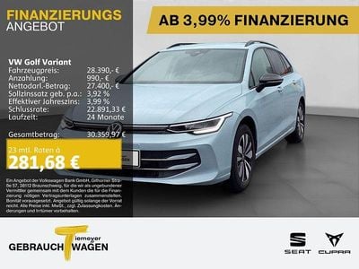 Gebraucht VW Golf VIII Goal 150 PS (110 kW) 2024 Blau Kombi