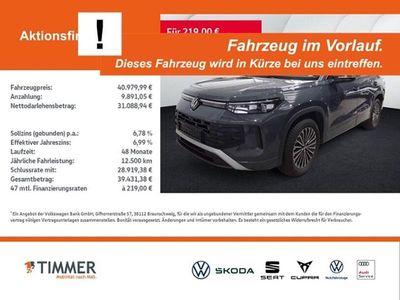 Gebraucht VW Tayron Life 193 PS (141 kW) 2025 Delfingrau metallic SUV