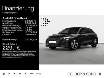 Usata Audi A3 S-Line 150 CV (110 kW) 2021 Nero Berlina