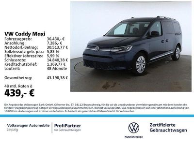 Gebraucht VW Caddy Maxi Style 116 PS (85 kW) 2024 Blau Van / Kleinbus